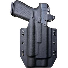 Black Kydex Holster Compatible with Glock 19 Olight PL-3 Valkyrie