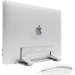 Macally Wired Computer Mouse and an Adjustable Vertical Laptop Stand, Ultimate Final Touch to Your Office