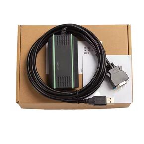 USB-MR-CPCATCBL3M for Servo MR-J2S/J2 Programming Cable Download Cable Communication Cable Eco-Friendly Cable Stable Transmission Electromagnetic Isolated Model FT232RL Chip Black 3 Meter