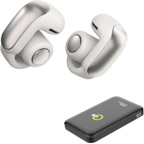 Bose New Ultra Open Open مع صوت غامرة ، مقطع لاسلكي مفتوح على سماعات الأذن للراحة ، Openaudio للتوعية ، حتى 48 ساعة من عمر البطارية مع شاحن محمول أخضر متطرف
