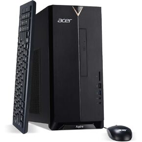 Acer Aspire TC-895-UA92 Desktop, 10th Gen Intel Core i5-10400 6-Core Processor, 12GB 2666MHz DDR4, 512GB NVMe M.2 SSD, 8X DVD, 802.11ax Wi-Fi 6, USB 3.2 Type C, Windows 10 Home