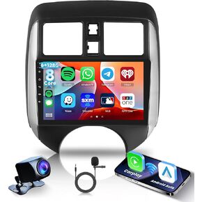 [4G+64G] ستيريو سيارة أندرويد للاختلاف Nissan Versa Note 2014-2018 مع Radio Android Auto Radio و Hodozzy 9 بوصة مع GPS ، رابط المرآة ، البلوتوث ، WiFi ، DSP ، FM/RDS Radio