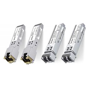 2 Pack ipolex Gigabit SFP to RJ45 Copper SFP Transceiver and 2 Pack 1000Base-LX SFP Transceiver