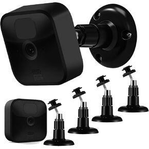 Blink Outdoor Camera Mount, 360 Degree Adjustable Indoor/Outdoor Wall Mount Bracket for Blink Home Security System,4 Pack