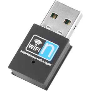 VBESTLIFE 300M Mini USB 2.0 Adapter Dongle Network Card Receiver for Desktop Laptop