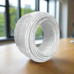 Elite 250ft. Cat6 Shielded Riser (CMR), F/UTP 23AWG, Solid Bare Copper, 550MHz, UL Listed, UL-LP Certification, Higher Performance PoE, (White)