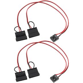 2Pcs USB 9-pin to Single SATA Power Cable for ITX Motherboard USB 2.5-inch SATA Notebooks