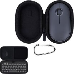 Case for Pebble 2 Mouse & Pebble Keys 2 K380s Keyboard