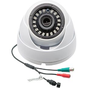Evertech 1080p HD CCTV Security Camera 4in1 TVI/AHD/CVI/Analog Outdoor/Indoor Day Night Vision Weatherproof Surveillance Camera 2.8mm Wide Angle