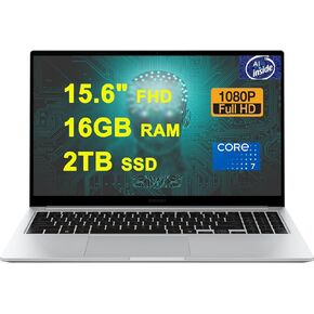 Samsung Galaxy Book 4 Business Copilot AI PC Laptop 15.6 "FHD Anti-Glare Intel 10-Core Core 7 150U (Beats I7-1335U)