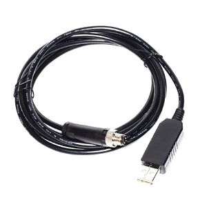FT232RL CHIP USB to M8 4-PIN Male Adapter RS232 Converter Serial Communication Cable for Scanner to PC(1.8m)