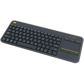 Logitech - Keyboard with Touchpad Logitech K400 Plus Black