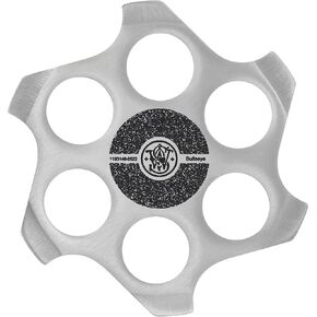 Smith & Wesson Cylinder 4 Pack with Stainless Steel finish and Nylon Sheath for Competiton and Recreation