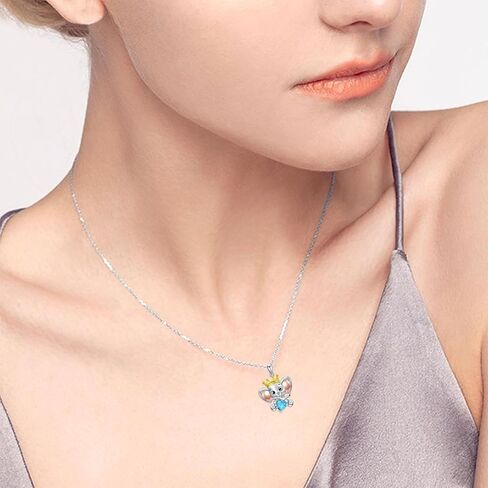KNTTZZI Dog and Girl Necklace for Women 925 Sterling Silver Dog Heart Pendant Abalone Shell Dog and Girl Jewelry Dog Lover Memorial Gifts for Girlfriends Daughter in Saudi Arabia