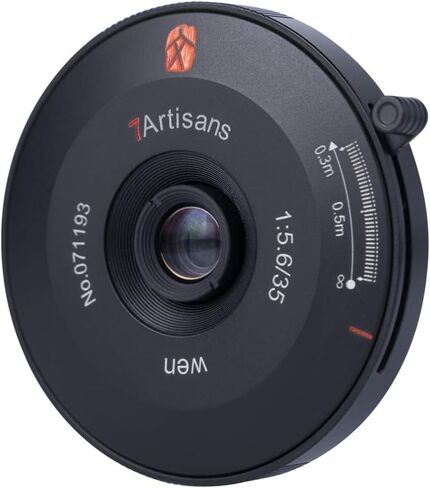7artisans 35mm f5.6 Full Frame Format Manual Focus Len Compatible with Leica M-Mount for Leica M,M10,M240M-P240,M-TYP246,M-P,M 262,M7(Black Gold) in Saudi Arabia