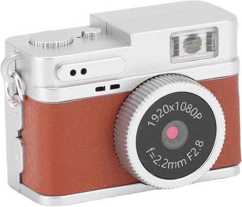 Pomya Keychain Small Vintage Digital Camera, 1080P FHD 0.96 Inch Color Screen, 128GB Memory Card, LED Fill Light Pocket Digital Camera (Green) in Saudi Arabia