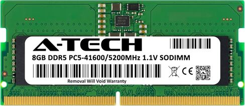 A-Tech 32GB Kit (2x16GB) RAM for Dell Inspiron 14 5440, 16 5640, 14 7440 2-in-1, 16 Plus 7630 Laptop | DDR5 5200MHz PC5-41600 SODIMM 1Rx8 1.1V 262-Pin Non-ECC SO-DIMM Memory Upgrade in Saudi Arabia