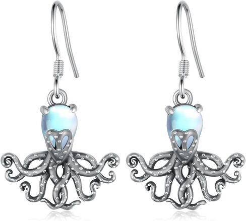 Daixiya Squirrel Earrings 925 Sterling Silver Squirrel Nut Drop Dangle Earrings Cute Animal Jewelry Gifts for Women Girls Squirrel Lovers in Saudi Arabia