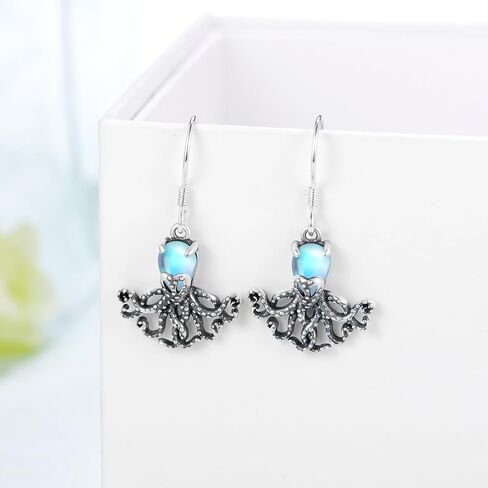 Daixiya Squirrel Earrings 925 Sterling Silver Squirrel Nut Drop Dangle Earrings Cute Animal Jewelry Gifts for Women Girls Squirrel Lovers in Saudi Arabia