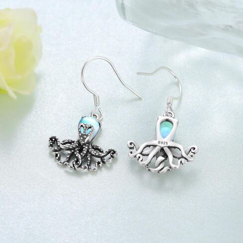Daixiya Squirrel Earrings 925 Sterling Silver Squirrel Nut Drop Dangle Earrings Cute Animal Jewelry Gifts for Women Girls Squirrel Lovers in Saudi Arabia