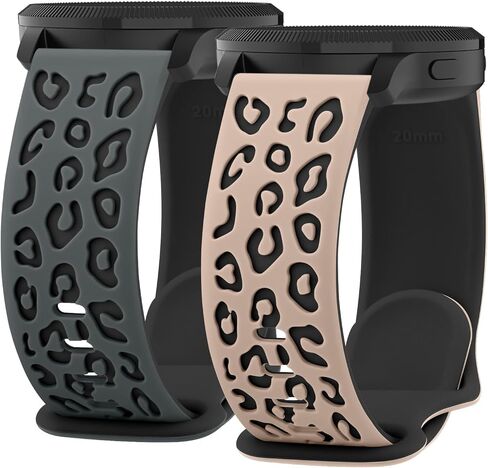 3 Pack Silicone Bands for Garmin Vivoactive 5 Watch Band/Vivoactive 3, 20mm Soft Sport Strap for Garmin Venu/Venu Sq/Venu Sq 2/Forerunner 55/165/245/645 in Saudi Arabia