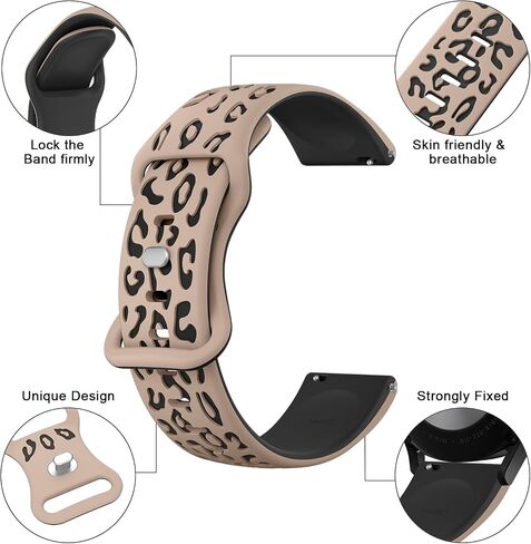 3 Pack Silicone Bands for Garmin Vivoactive 5 Watch Band/Vivoactive 3, 20mm Soft Sport Strap for Garmin Venu/Venu Sq/Venu Sq 2/Forerunner 55/165/245/645 in Saudi Arabia