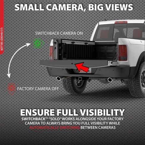 Switchback منفردة لأسفل الكاميرا الاحتياطية الخلفية للشاحنة-نسخ احتياطي للكاميرا (Chevy ، Chevy Silverado أو GMC Sierra 2016-18) in Saudi Arabia