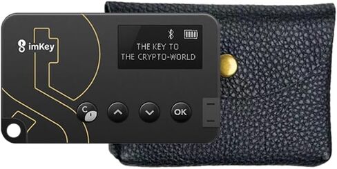 imKey Pro Crypto Hardware Wallet Cryptocurrency Offline Cold Storage, Invest by imToken Secure EVM Chains Layer2 Bitcoin, Ethereum, EOS, TRX, CKB, BCH, LTC, KSM, DOT in Kuwait