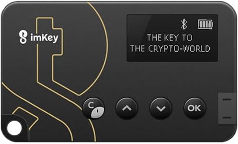 imKey Pro Crypto Hardware Wallet Cryptocurrency Offline Cold Storage, Invest by imToken Secure EVM Chains Layer2 Bitcoin, Ethereum, EOS, TRX, CKB, BCH, LTC, KSM, DOT in Kuwait