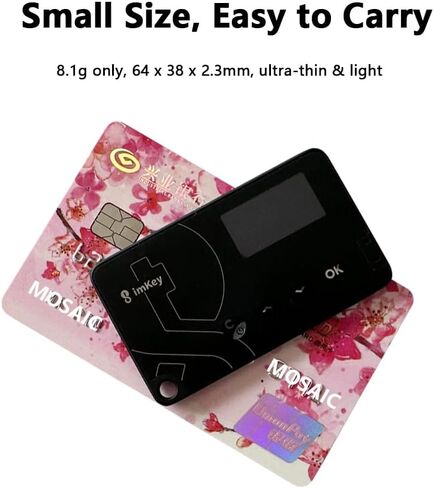 imKey Pro Crypto Hardware Wallet Cryptocurrency Offline Cold Storage, Invest by imToken Secure EVM Chains Layer2 Bitcoin, Ethereum, EOS, TRX, CKB, BCH, LTC, KSM, DOT in Kuwait