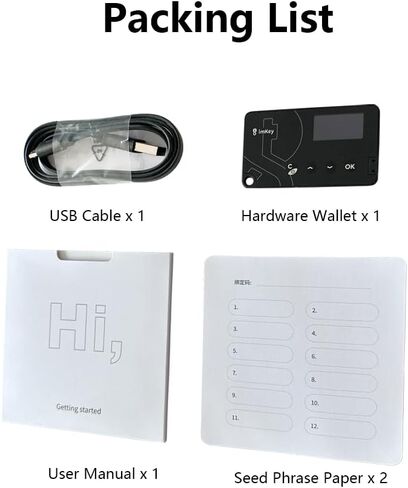 imKey Pro Crypto Hardware Wallet Cryptocurrency Offline Cold Storage, Invest by imToken Secure EVM Chains Layer2 Bitcoin, Ethereum, EOS, TRX, CKB, BCH, LTC, KSM, DOT in Kuwait