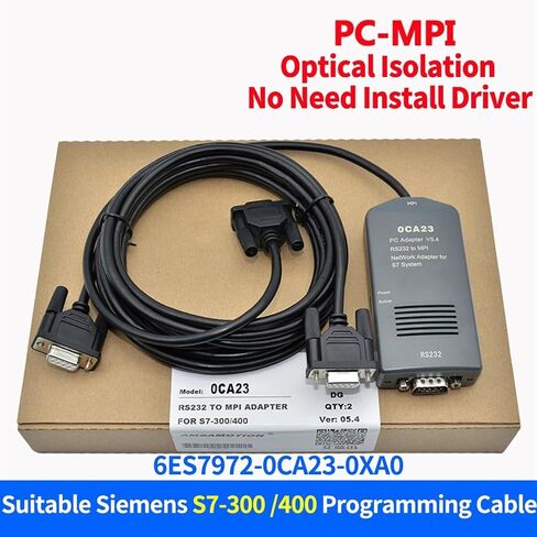 PC-MPI+ محول لـ S7-300/400 6ES7972-0CA23-0XA0 تنزيل برمجة كبل البيانات S7-300 S7-400 RS232 إلى MPI (PC-MPI (منفذ RS232)))) in Kuwait