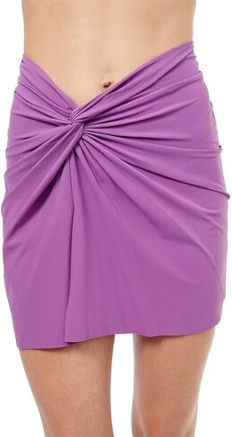 Profile by Gottex Women's Standard Kundala Twist Knot Skirt, Warm Purple in Saudi Arabia