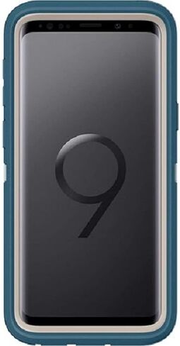 OtterBox Defender Series Case for Galaxy S9 (Only) - Holster Clip Included - Non-Retail Packaging - Big Sur (Pale Beige/Corsair) in Saudi Arabia