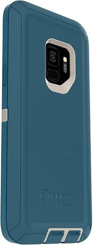 OtterBox Defender Series Case for Galaxy S9 (Only) - Holster Clip Included - Non-Retail Packaging - Big Sur (Pale Beige/Corsair) in Saudi Arabia
