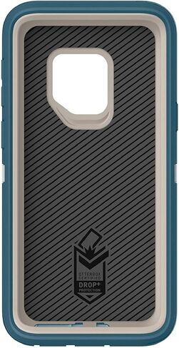 OtterBox Defender Series Case for Galaxy S9 (Only) - Holster Clip Included - Non-Retail Packaging - Big Sur (Pale Beige/Corsair) in Saudi Arabia