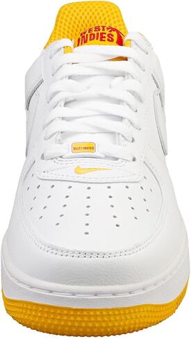 Nike Air Force 1 Low Retro QS White/White-University Gold (DX1156 101) - 9.5 in Saudi Arabia