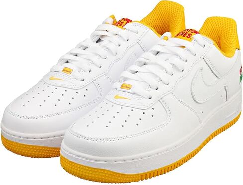Nike Air Force 1 Low Retro QS White/White-University Gold (DX1156 101) - 9.5 in Saudi Arabia