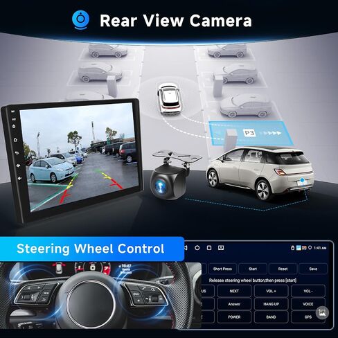 [4G+64G] ستيريو سيارة أندرويد للاختلاف Nissan Versa Note 2014-2018 مع Radio Android Auto Radio و Hodozzy 9 بوصة مع GPS ، رابط المرآة ، البلوتوث ، WiFi ، DSP ، FM/RDS Radio in Saudi Arabia