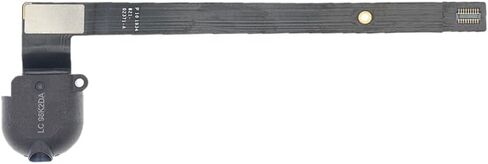 استبدال iPad 9 2021 9th 10.2 "A2602 A2603 A2604 A2605 Audio Audio Audio Jack Cable Ribbon USA (Black) in Kuwait