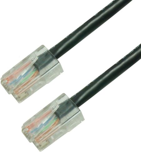 Grandmax 10 Pack - CAT6 2 Foot UTP Ethernet Network Patch Cable, Multiple Colors and Sizes, Snagless/No Boot/White in Kuwait