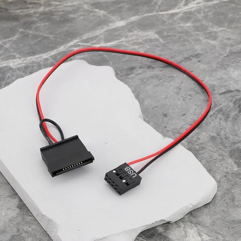2pcs USB 9-spin إلى كابل SATA واحد لـ ITX اللوحة الأم USB 2.5 بوصة SATA in Kuwait