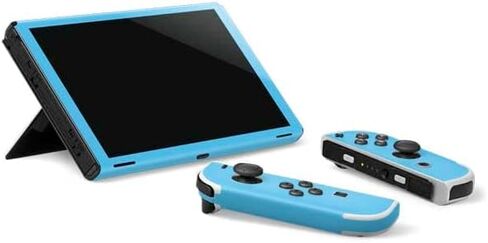 Skinit Decal Gaming Skin Compatible with Nintendo Switch OLED (2021) - Officially Licensed Cartoon Network Powerpuff Girls Bubbles Design in Saudi Arabia