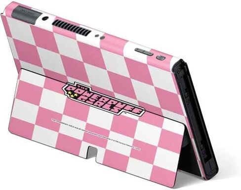 Skinit Decal Gaming Skin Compatible with Nintendo Switch OLED (2021) - Officially Licensed Cartoon Network Powerpuff Girls Bubbles Design in Saudi Arabia
