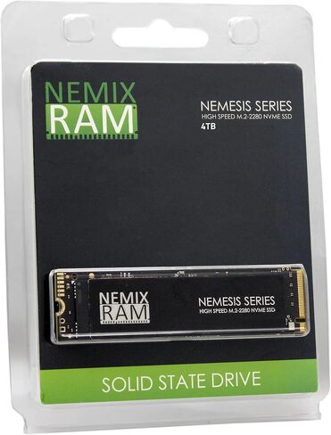 NEMIX RAM 4TB M.2 2280 Gen4 PCIe NVMe SSD Compatible with ASUS Prime A620M-A-CSM Pro B650M-CT-CSM Prime B650M-A II-CSM Pro Q670M-C-CSM Motherboards in Saudi Arabia