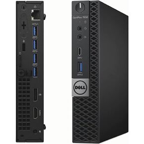 Dell Optiplex 7050 Mini Intel Core Intel Core i5 6th Gen 3GHz 16GB RAM 256GB SSD, WiFi, BT, Windows 10 Pro (Renewed)