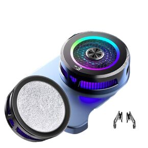 برودة مروحة تبريد الألعاب المغناطيسية والخلفية RGB RGB أشباه الموصلات المبرد عبر iPad iPhone Mac