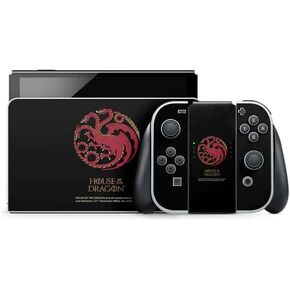 Skinit Decal Gaming Skin Compatible with Nintendo Switch OLED (2021) - Officially Licensed HBO House of The Dragon Red Tararyen Sigil Design