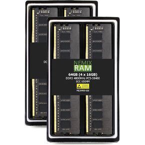 NEMIX RAM 4TB M.2 2280 Gen4 PCIE NVME SSD Cache Drive متوافق مع QNAP TS-H1277AXU-RP NAS
