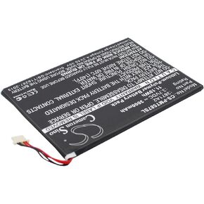 Battery Compatible with Prestigio Mult1pad 7.0 Ultra Duo, PMT5877C, Part Number: 3871A2, 3000mAh